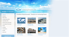 Desktop Screenshot of evangtours.de